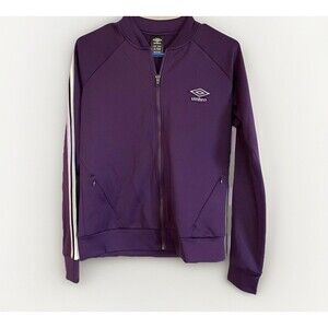 Umbro Womens Purple Full Zip Track Jacket Size S NWT Soccer